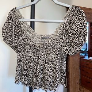 Urban Outfitters Leopard top